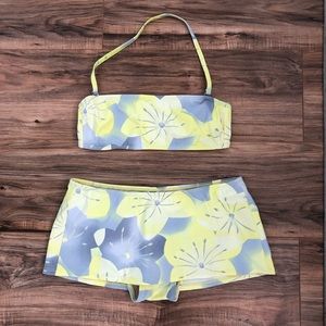 Calvin Klein bandeau skirted bikini size 6 NWOT